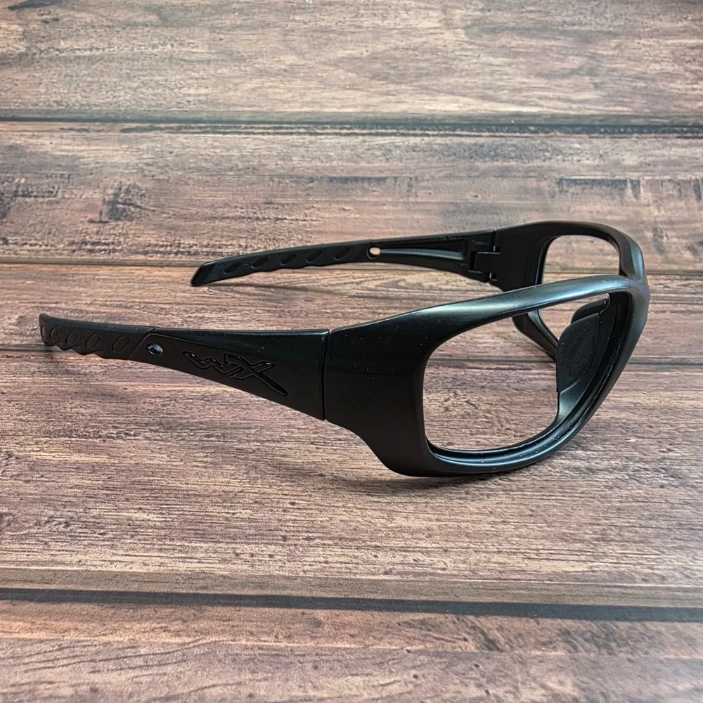 Wiley X WX Z87-2+ Matte Black Safety Glasses Tactical Sport Wrap Frames 4307